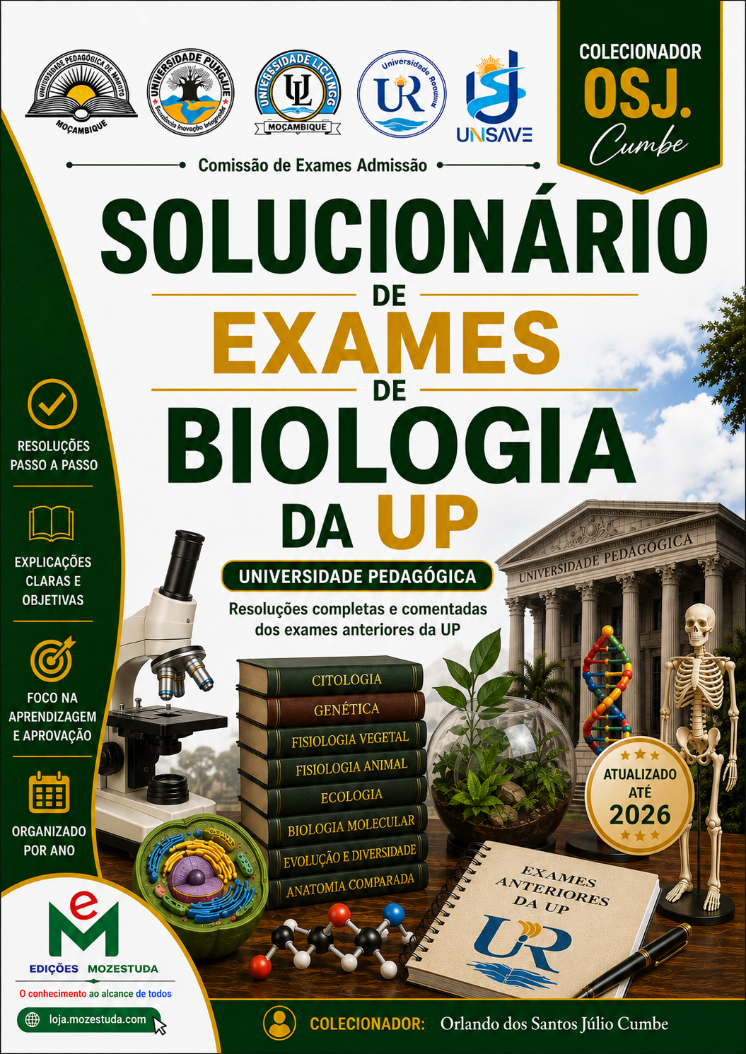 Solucionário de Exames de Biologia da UP