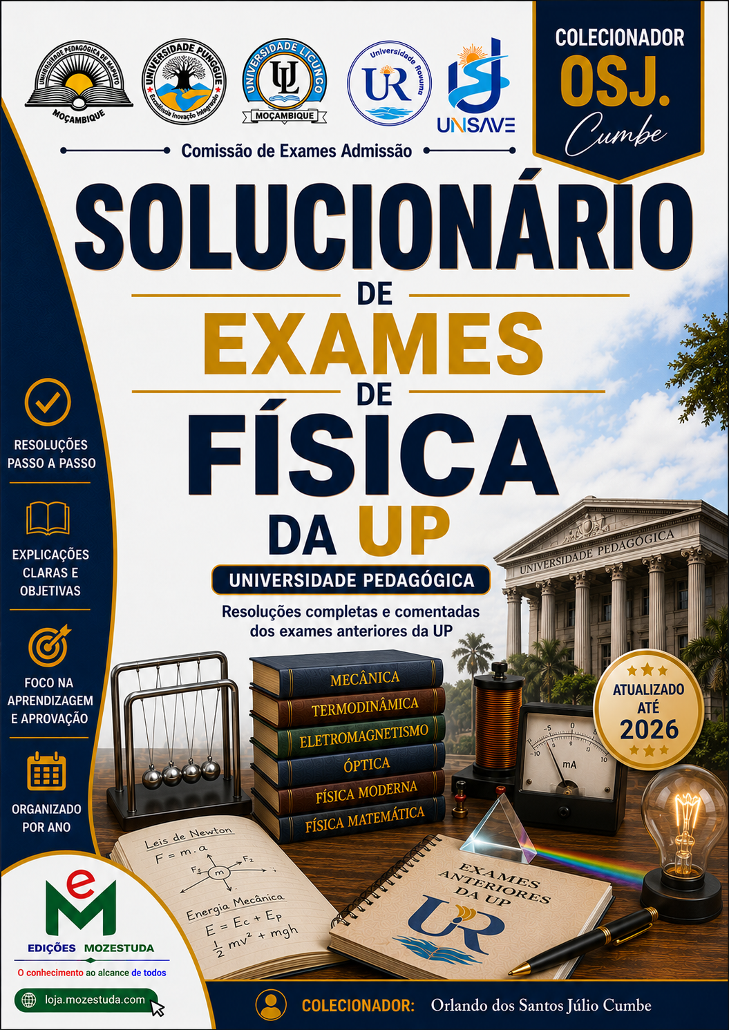 Solucionário de Exames de Física da UP