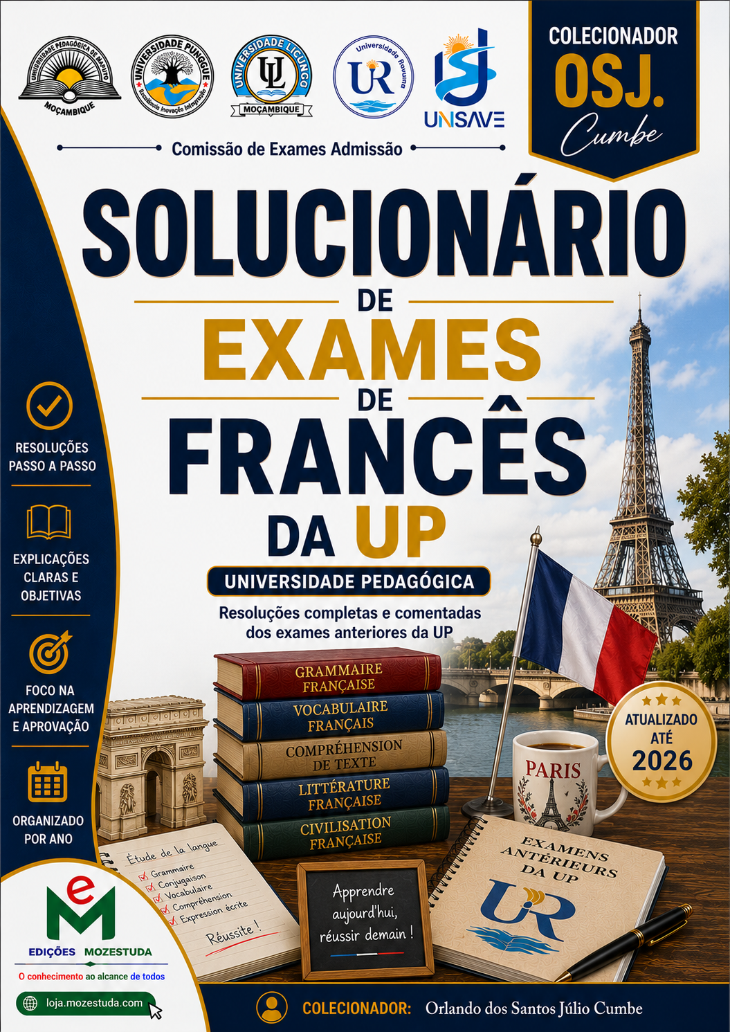 Solucionário de Exames de Francês da UP